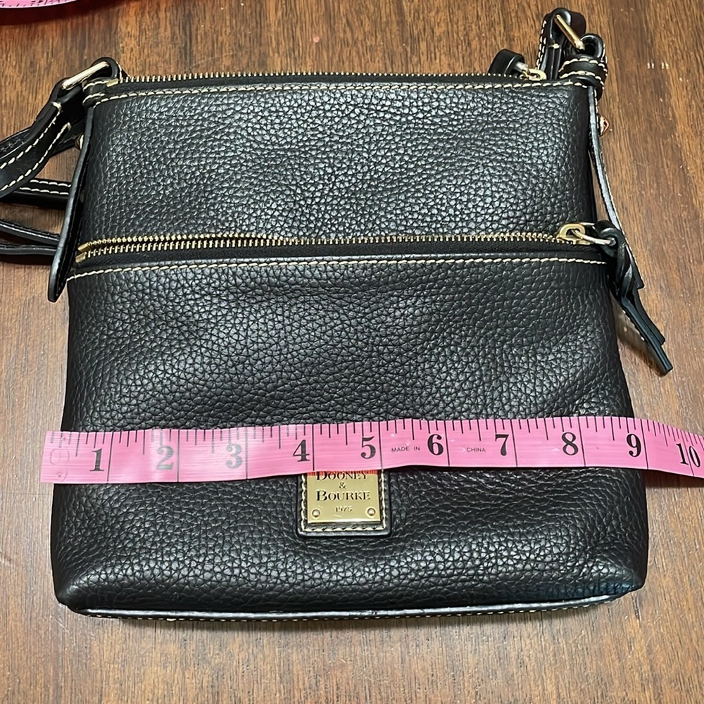 Dooney & Bourke Black Leather Crossbody Bag - Picture 12 of 14